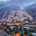 These storm's added to the chaos, causing widespread damage throughout the metropolitan area.