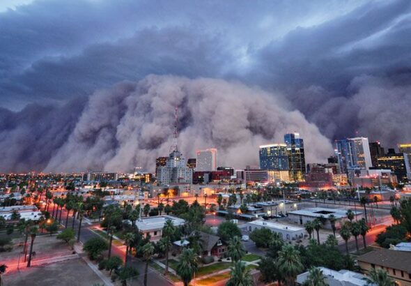 These storm's added to the chaos, causing widespread damage throughout the metropolitan area.
