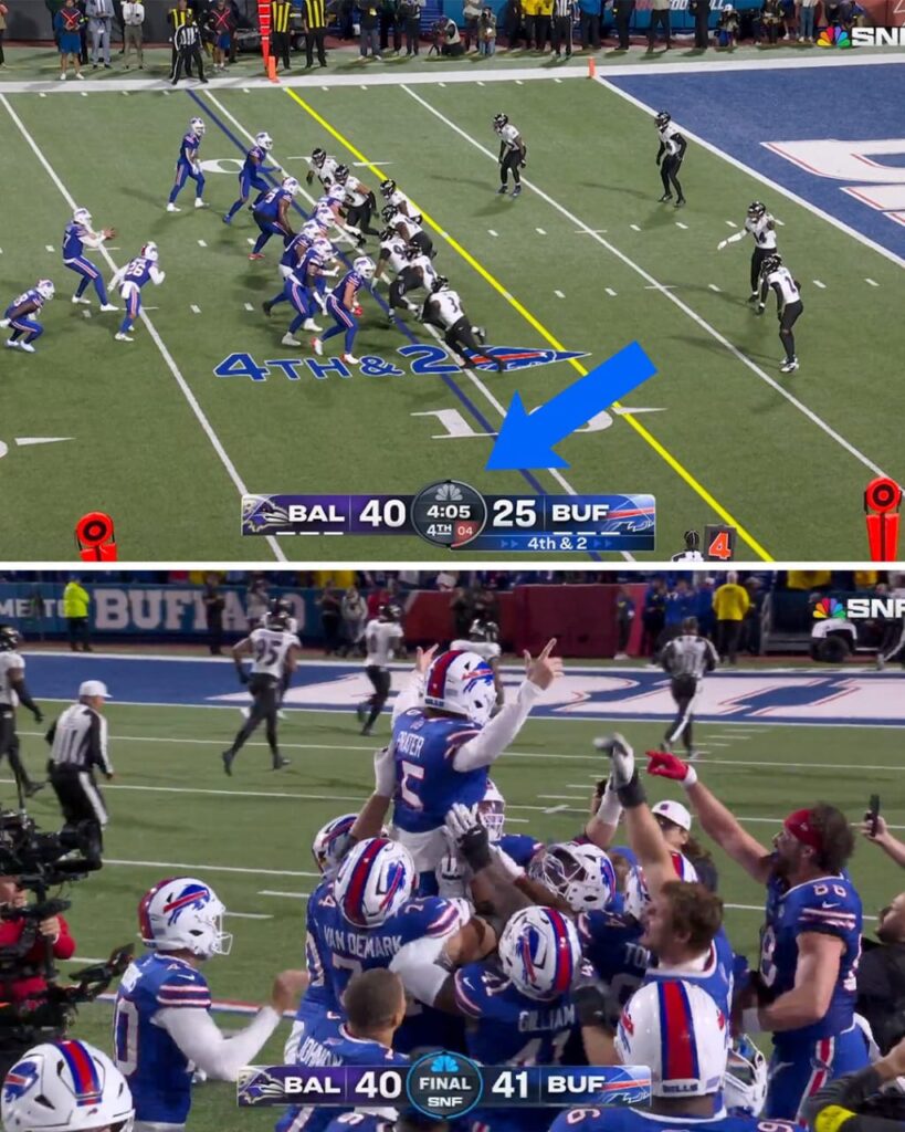 After falling behind by 15 points early in the fourth quarter, the Bills refused to give up.