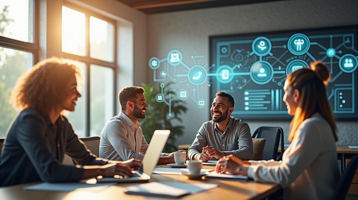 By 2030, corporations will rely on AI-driven decision frameworks that act as intelligent “executive layers.”