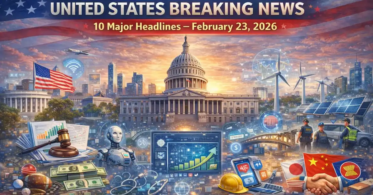 United States Breaking News: 10 Major Headlines – February 23, 2026