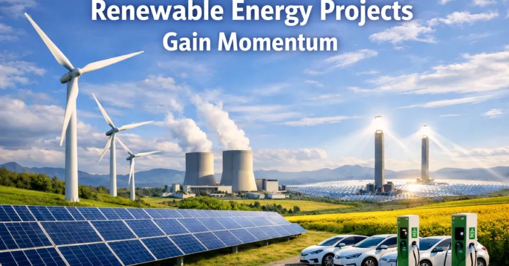 Renewable Energy Projects Gain Momentum