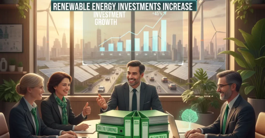 Renewable Energy Investments Increase