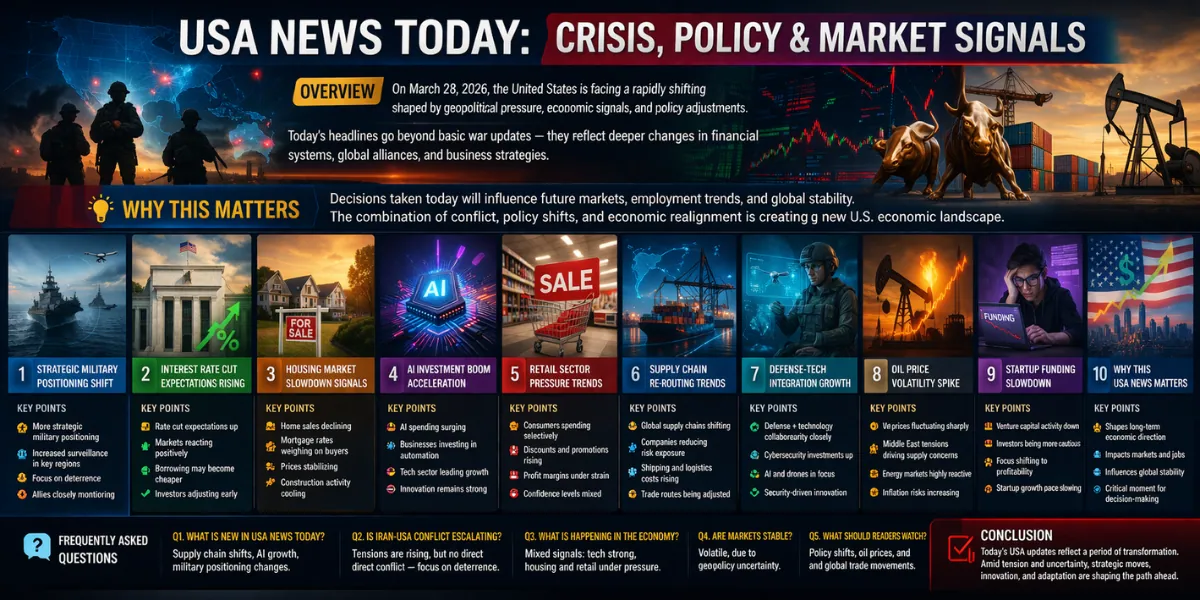USA News Today: Crisis, Policy & Market Signals