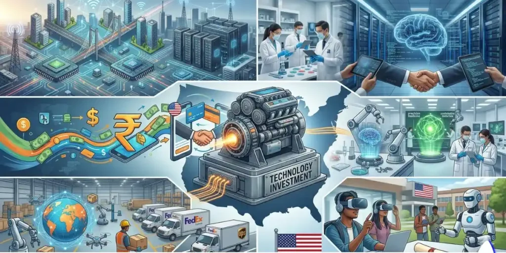One of the primary growth engines is technology Investment.