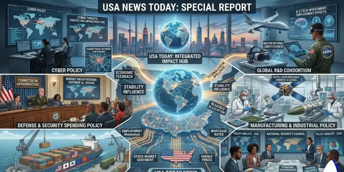 USA News today: Economy, Fed, Tech and Trade In the Limelight.