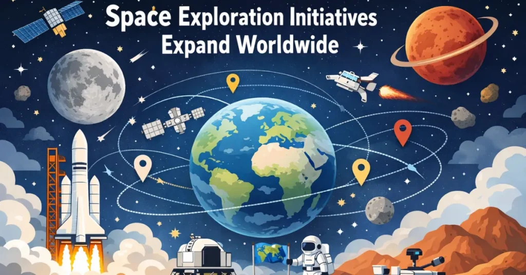 Space Exploration Initiatives Expand Worldwide