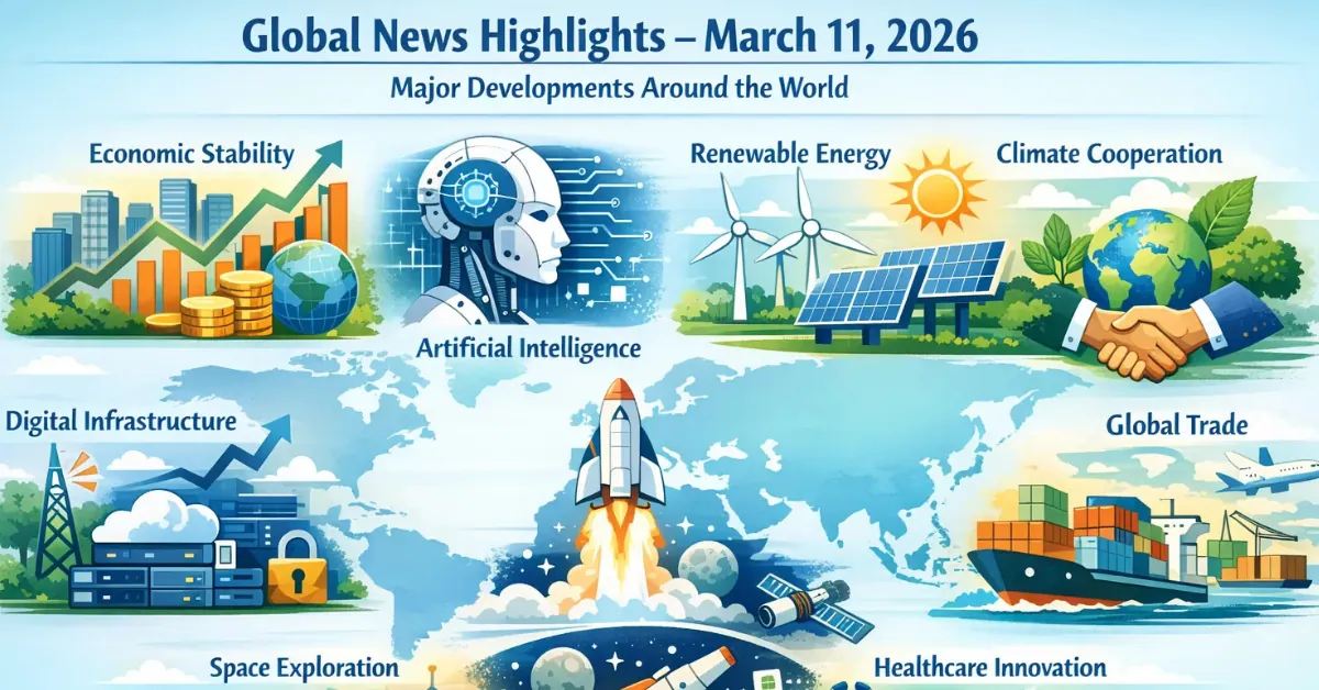 Global News Highlights – March 11, 2026: Major Developments Around the World
