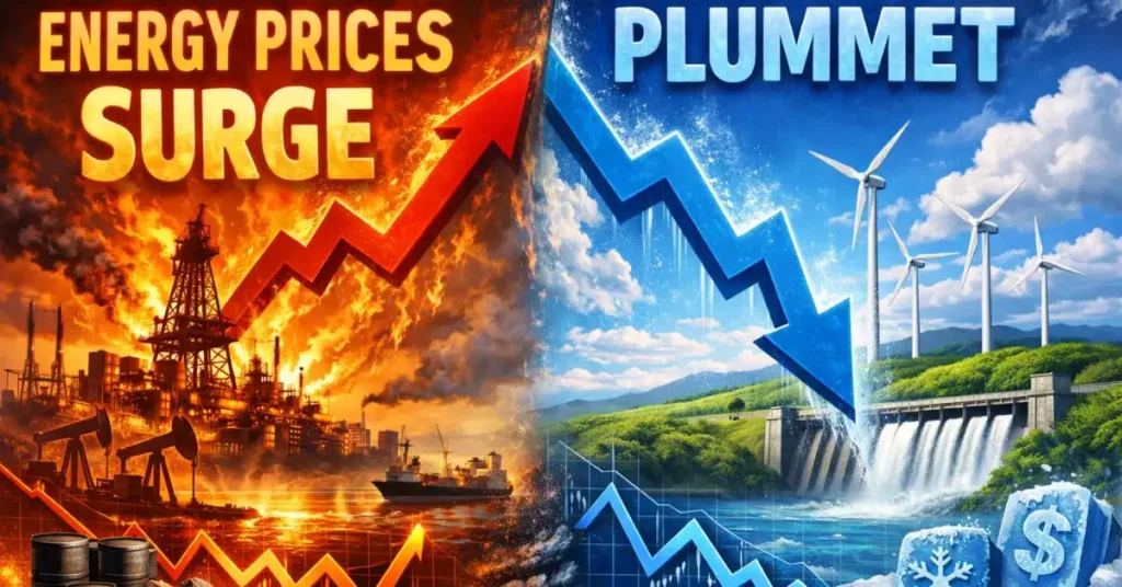 Energy Prices Show Sharp Movement