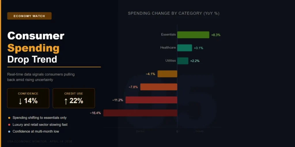 5. Consumer Spending Drop Trend