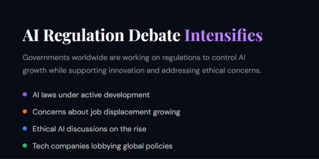 AI Regulation Debate Intensifies