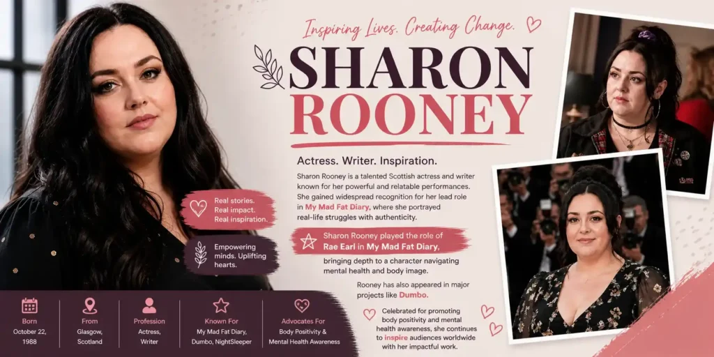 What Sharon Rooney's role in my mad fat dairy'